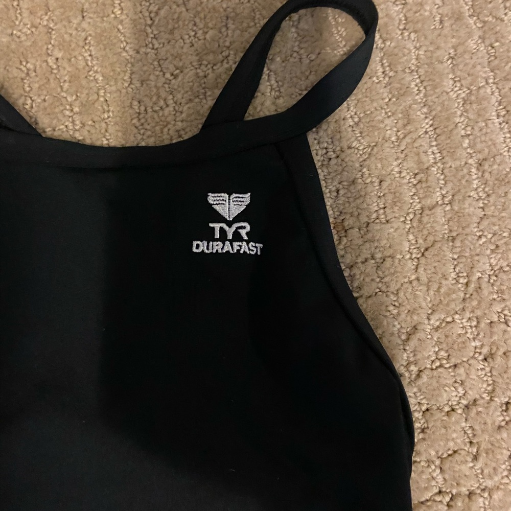 TYR Men's Standard Durafast One Racer Brief Swimsuit, Midnight Navy main image 0